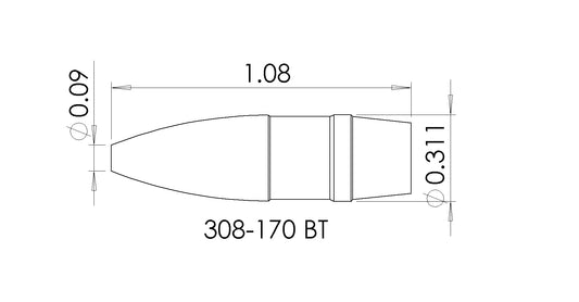 308-170 Boat Tail