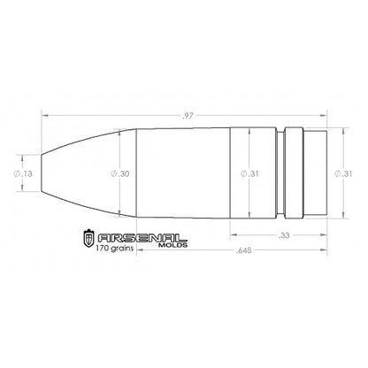 30 HVTH1 170 Grain LFN Bullet
