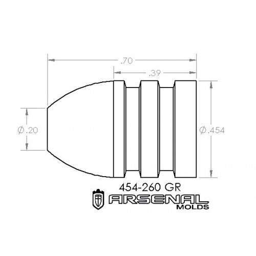454-260 Grain Long Colt