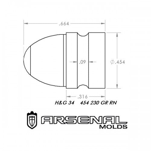 454 230 Gr. RN – H&G 34
